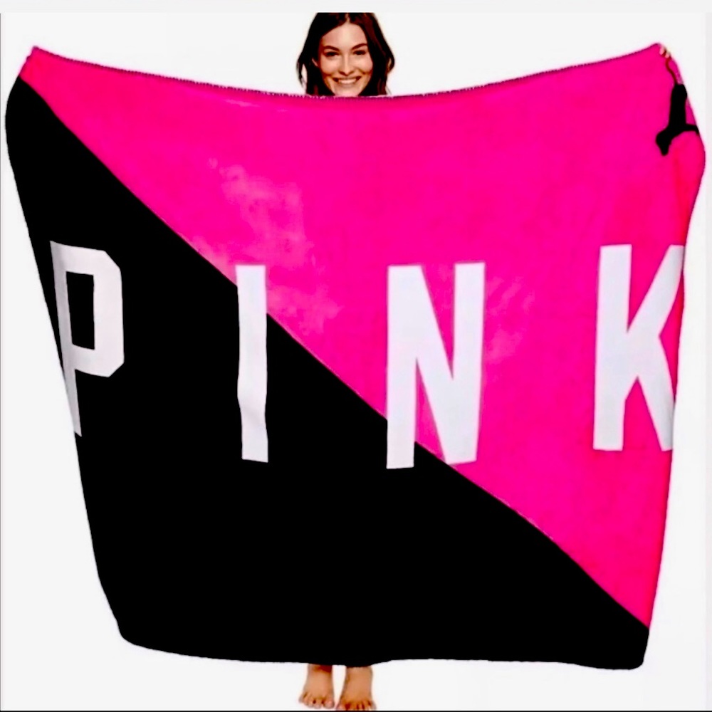 Victoria’s Secret Sherpa blanket.  60”W x 72”L
